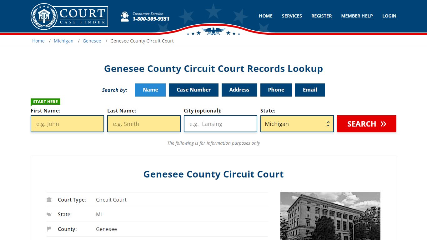 Genesee County Circuit Court Records | Flint, Genesee County, MI Court ...